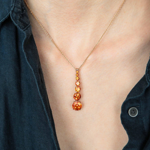 Collier Collier topazes en chute 58 Facettes 457