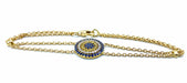 ADLER bracelet. Sapphire and diamond gold bracelet 58 Facettes