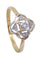Bague 48 BAGUE DIAMANTS ART NOUVEAU 58 Facettes 071661