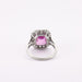 Ring 49.5 Pink Stone and Diamond Ring 58 Facettes