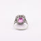 Bague 49.5 Bague Pierre rose et Diamants 58 Facettes
