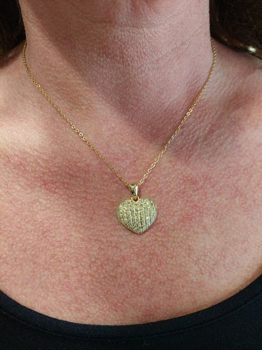 Pendentif PENDENTIF CŒUR DIAMANTS 58 Facettes 067121