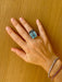 Bague Bague Diamant Aigue-Marine Santa Maria 25 Carats 58 Facettes