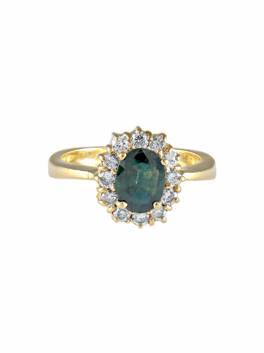 Bague 52 Bague Marguerite Saphir et Diamants 58 Facettes