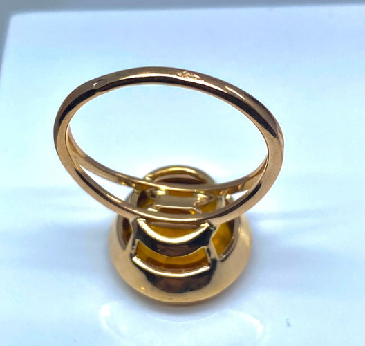 Bague 58 Bague Citrine 58 Facettes AB177
