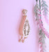 Meskia pendant in filigree and 18 kt rose gold tassels 58 Facettes AA 1637