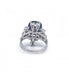 Ring 52 / White/Grey / 750‰ Gold Sapphire and Diamond Ring 58 Facettes 210032R