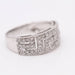 Ring 60 Ring ATHENA SHOVELS White gold Diamonds 58 Facettes E356510