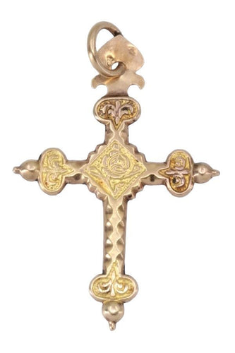 Pendentif CROIX ANCIENNE 58 Facettes 060881
