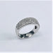 Bague Bague Bandeau Or Blanc, Diamant 58 Facettes 20400000521