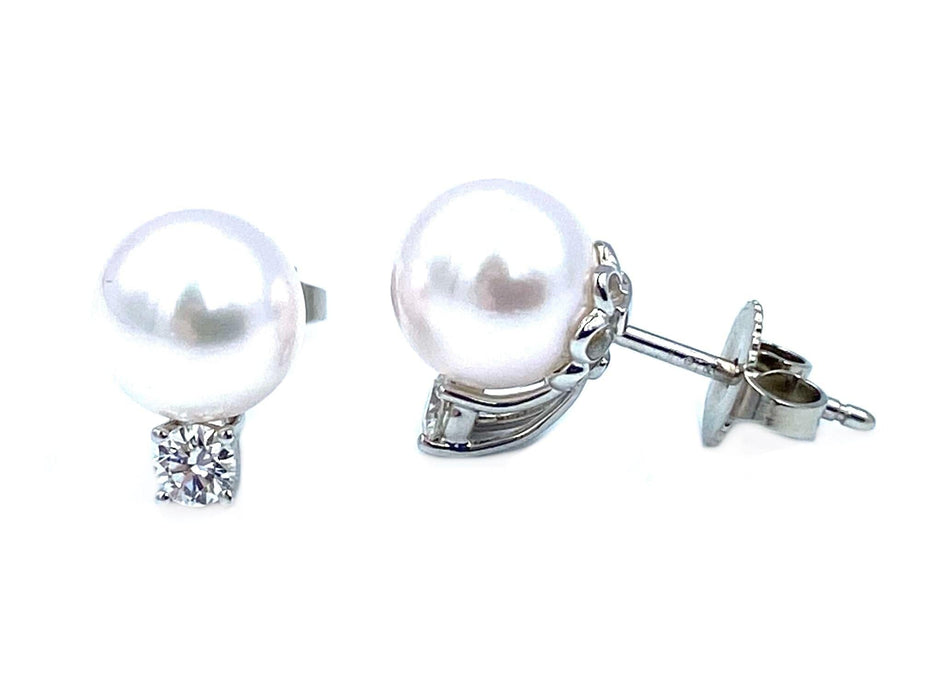 Boucles d'oreilles TIFFANY & Co. Paire de boucles d’oreilles or, perles et diamants 58 Facettes