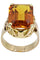 BAGUE MODERNE SAPHIR ORANGE 58 Facettes 043161