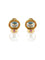 Boucles d'oreilles Boucles d'oreilles Clips Topazes Rubis Perles 58 Facettes