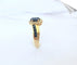 Bague Bague Saphirs Diamants Or Jaune 58 Facettes AA 1562