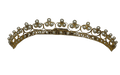 CROWN TIARA Accessory 18K GOLD AND PEARLS 58 Facettes