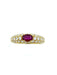 BOUCHERON ring. Ruby and diamond ring 58 Facettes