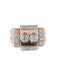 Ring 52 Tank ring Yellow gold Diamonds 58 Facettes A5920b