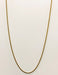 Yellow gold vintage chain necklace 58 Facettes