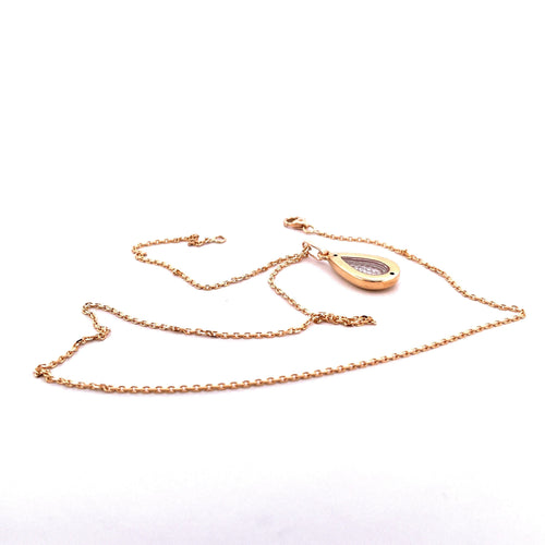 Collier Chaîne + pendentif diamants 58 Facettes