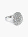 Domed Diamond Ring Ring 58 Facettes A4756f