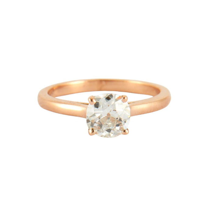 Bague Bague Solitaire Diamant 1.08 ct Or rose 58 Facettes