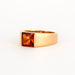 57 CARTIER Ring - Citrine Tank Ring 58 Facettes