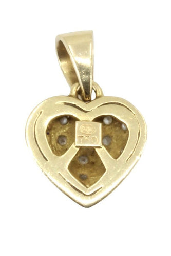 Pendentif PENDENTIF COEUR DIAMANTÉ 58 Facettes 052041