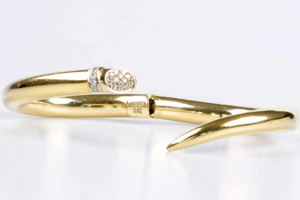 Bracelet Bracelet rigide Or jaune Diamants Carlo Weingrill 58 Facettes BR- WEINLPCC623