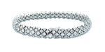 Bracelet MONTEGA - Bracelet Ruban or blanc et diamants 58 Facettes