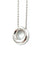 Collier Chaumet. Pendentif Lien or blanc 18K 58 Facettes