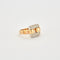 Bague 55 Bague 2 ors boucle Diamants 58 Facettes
