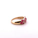 Ring Ring in Yellow Gold Ruby & Diamonds 58 Facettes