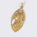 Medal pendant of the Virgin Mary by Guilbert, Art Nouveau period 58 Facettes