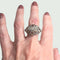 Bague Bague design Art Déco des années 1930 en or et platine avec diamants 58 Facettes Q951A (909)