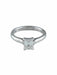 Emerald Cut Solitaire Ring 58 Facettes