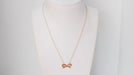 GINETTE NY necklace - Rose gold Bow necklace 58 Facettes 27887