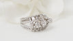 Bague 53 Bague Art Déco Or blanc Platine et Diamants 58 Facettes 32462
