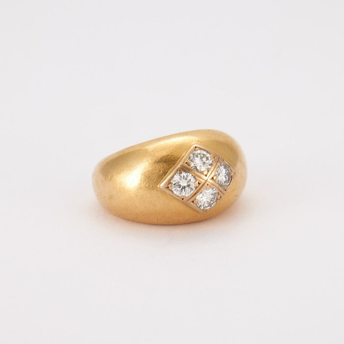 Bague 52 Bague Jonc Or Jaune Diamants 58 Facettes LOT 4119