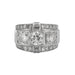 Ring 53 Art Deco Diamond Ring 58 Facettes