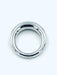 Ring 51 CHAUMET. 18K white gold bangle ring 58 Facettes