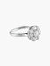 Ring Antique Ring “Marguerite” Platinum Diamonds 58 Facettes