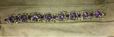 Bracelet Amethyst & Diamond Bracelet by Julius Cohen 58 Facettes CEY24