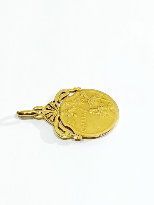 Accessoire Becker - Médaille en or « Gallia » 58 Facettes 3194/1