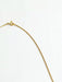 Curb chain gold chain necklace 58 Facettes
