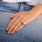 Bague 48 BULGARI - Bague Or et Ivoire 58 Facettes