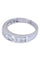 Bague 53 DEMI-ALLIANCE DIAMANTS PRINCESSE 58 Facettes 074031