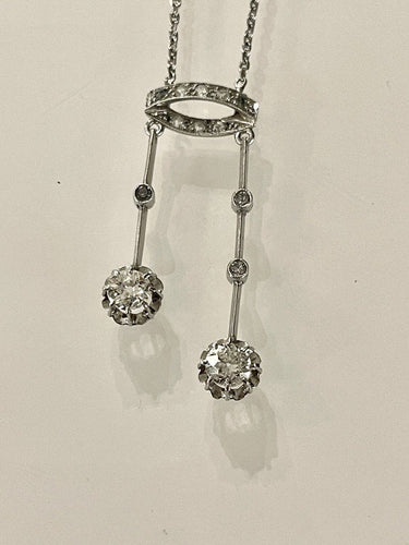 Collier Collier Négligé Or Diamants 58 Facettes 1060844