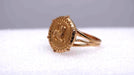 Ring 50 Aries ring Yellow gold 58 Facettes 12408