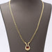 Necklace necklace Yellow gold Ruby Diamonds 58 Facettes E359533A