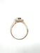 Ring Daisy ring in pink gold, rubies and diamonds 58 Facettes